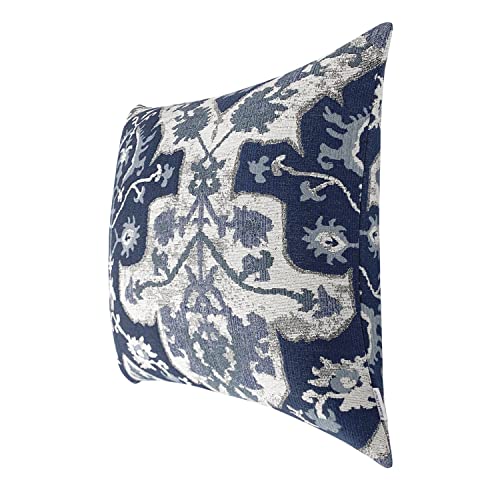 Romandeco Jacquard European Decorative Throw Pillow Covers For Couch/Sofa/Bedroom, 2 Pack, 18X18 Inch (45Cm) #TOP1