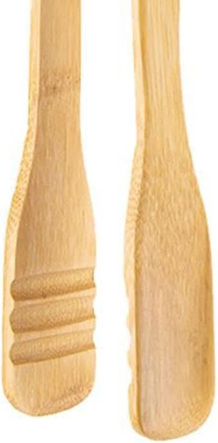 Ice Tongs Multi-Purpose Bamboo Wood Food Tongs Salad Cake Snack Clip Kitchen Tools Accessories