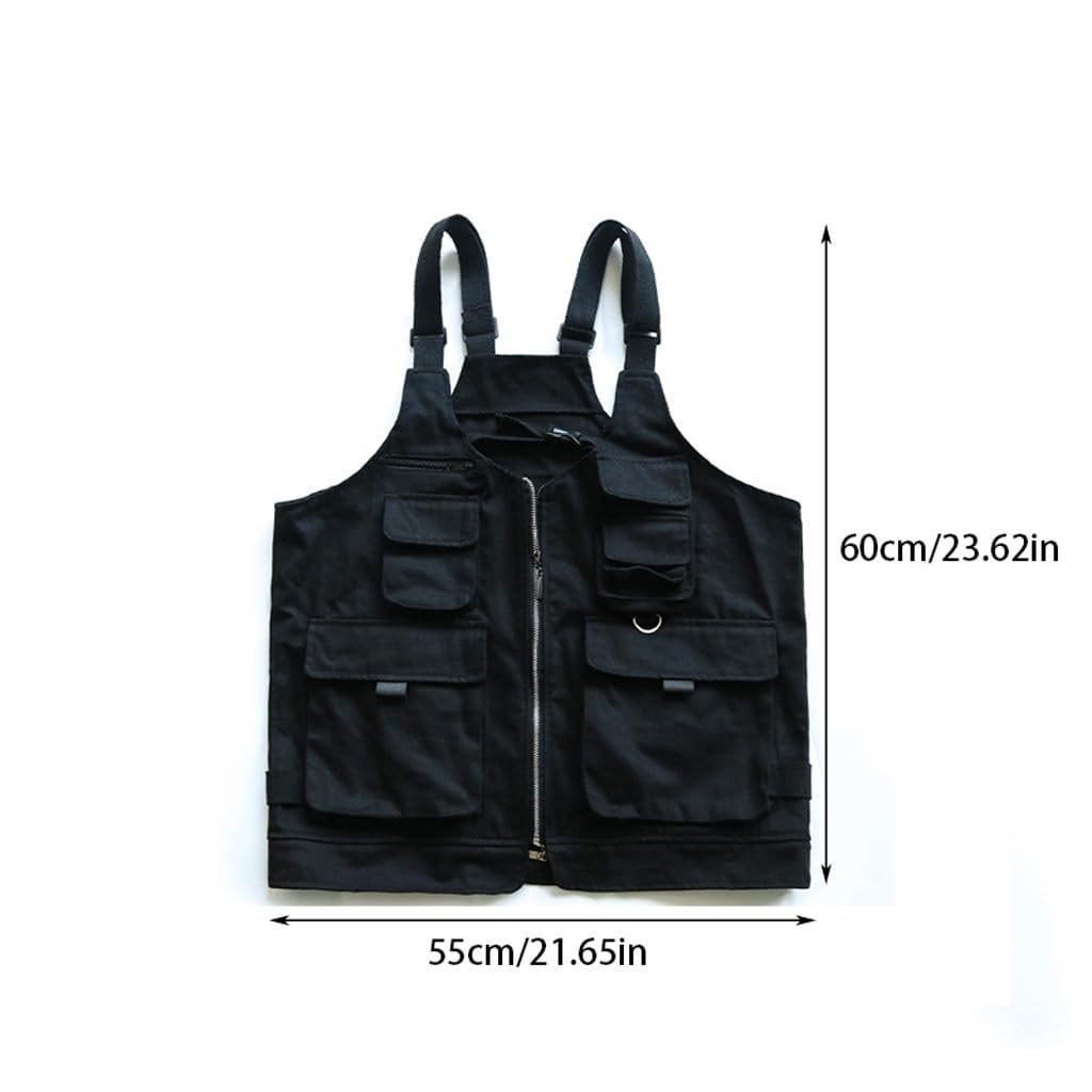 NEBE Delantal de camarero Delantal multifuncional, ropa de trabajo, chaleco Montañismo al aire libre, Camping, Picnic, pesca, jardinero, ropa de trabajo for hombres y mujeres Delantales Delantal