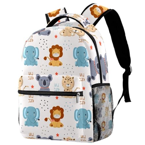 Sac à dos d'école multicolore 40cm motif koala pour ado et enfant