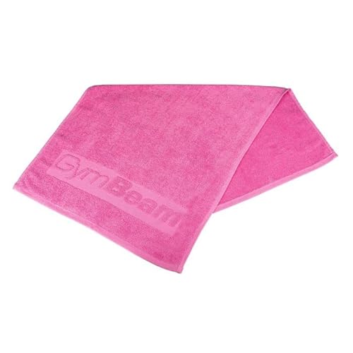 GymBeam Asciugamani Palestra 50x90 cm, Asciugamano Palestra, 100% Cotone, Antibatterico, Antistatico, Assorbente, Asciugatura Rapida, Morbido e Duraturo, (Rosa)