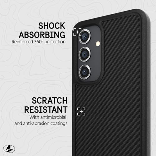 Pelican Protector - Samsung Galaxy S24 Case [6.2"] [16ft MIL-STD Drop Protection] [Wireless Charging] Phone Case for Samsung Galaxy S24 - Slim, Rugged Cover with Anti Scratch Technology - Carbon - image 4