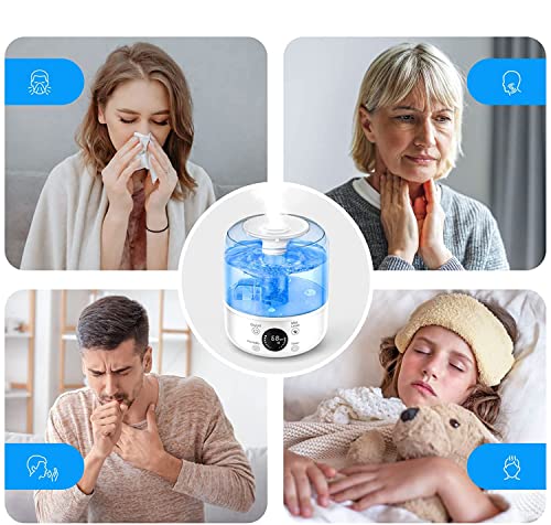HUMIDIFICADOR DE AIRE PARA BEBÉ NIÑO, ANIMALES & PLANTAS | HUMIDIFICADOR DE ULTRASONES SILENCIOSO Y AJUSTABLE | PARA HABITACIÓN Y GRAN PIEZAS | SIN BPA | PARADA AUTOMÁTICA | MARCA ESPAÑA - imagen 2