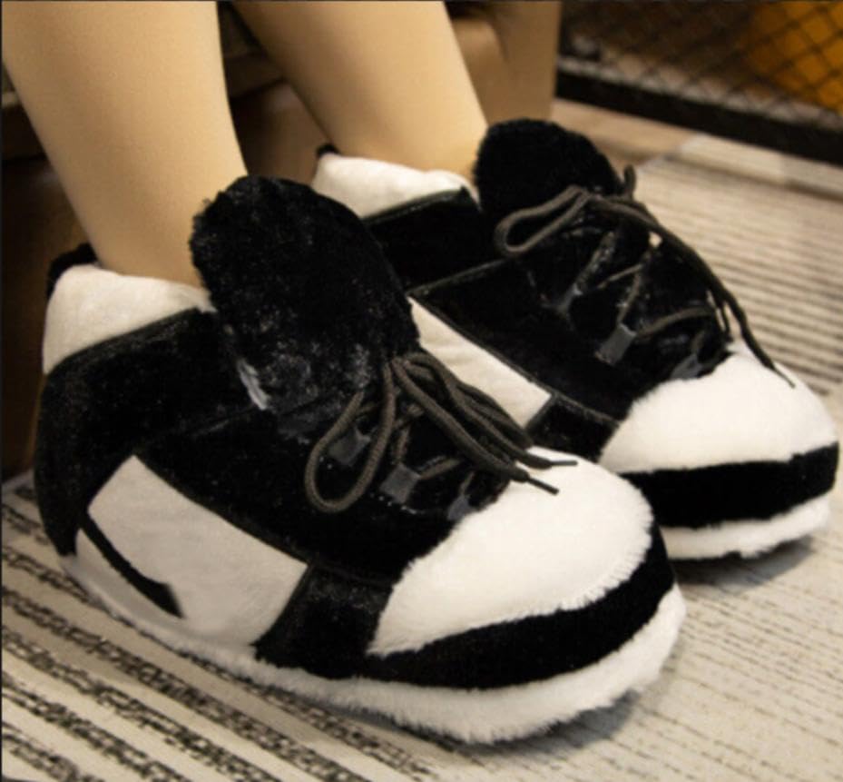 Warm Sneaker Slippers Anti Slip Soft Comfy House Shoes Plush Fuzzy Slide One Size Fits Most Bigfoot Gift Winter Fluffy Slides For Indoor Outdoor4