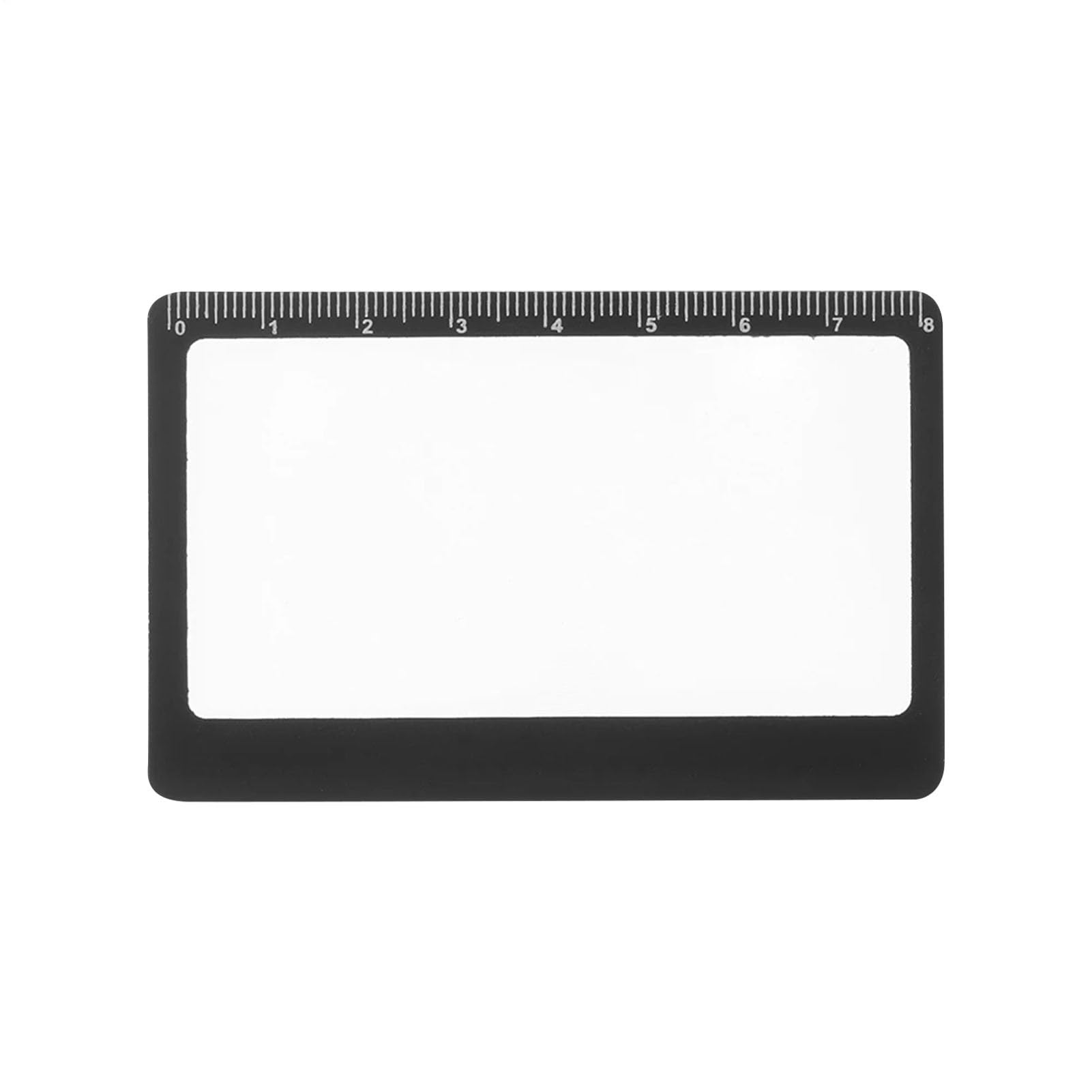 Credit Card Magnifier – PVC 3X Lens, Pocket Size Reading Magnifying Glass, Lightweight Thin Design | Portable Vision Aid For Wallet Reading Maps