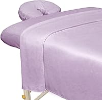 Vista 12 de Juego de sábanas de microfibra premium de 3 piezas de ForPro Professional Collection, natural, ultraligero, resistente a manchas y arrugas. Incluye