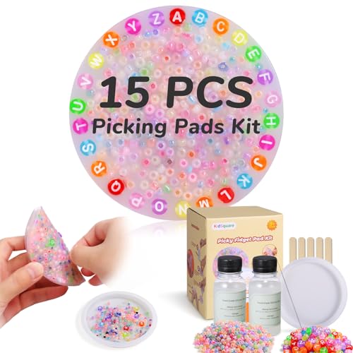 15 PCS Picky Fidget Pads Kit, Skin Picking Fidget Toys