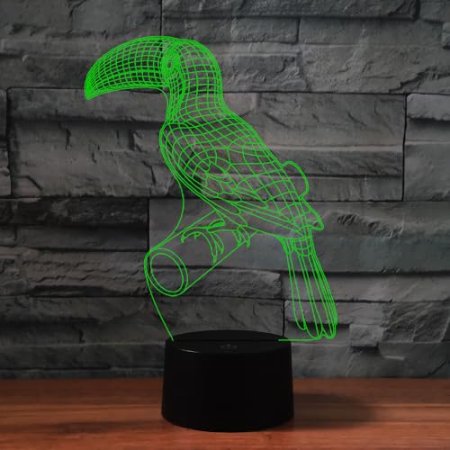 Lámpara de Mesa Ilusión 3D para Niños con Control Remoto miniatura 5
