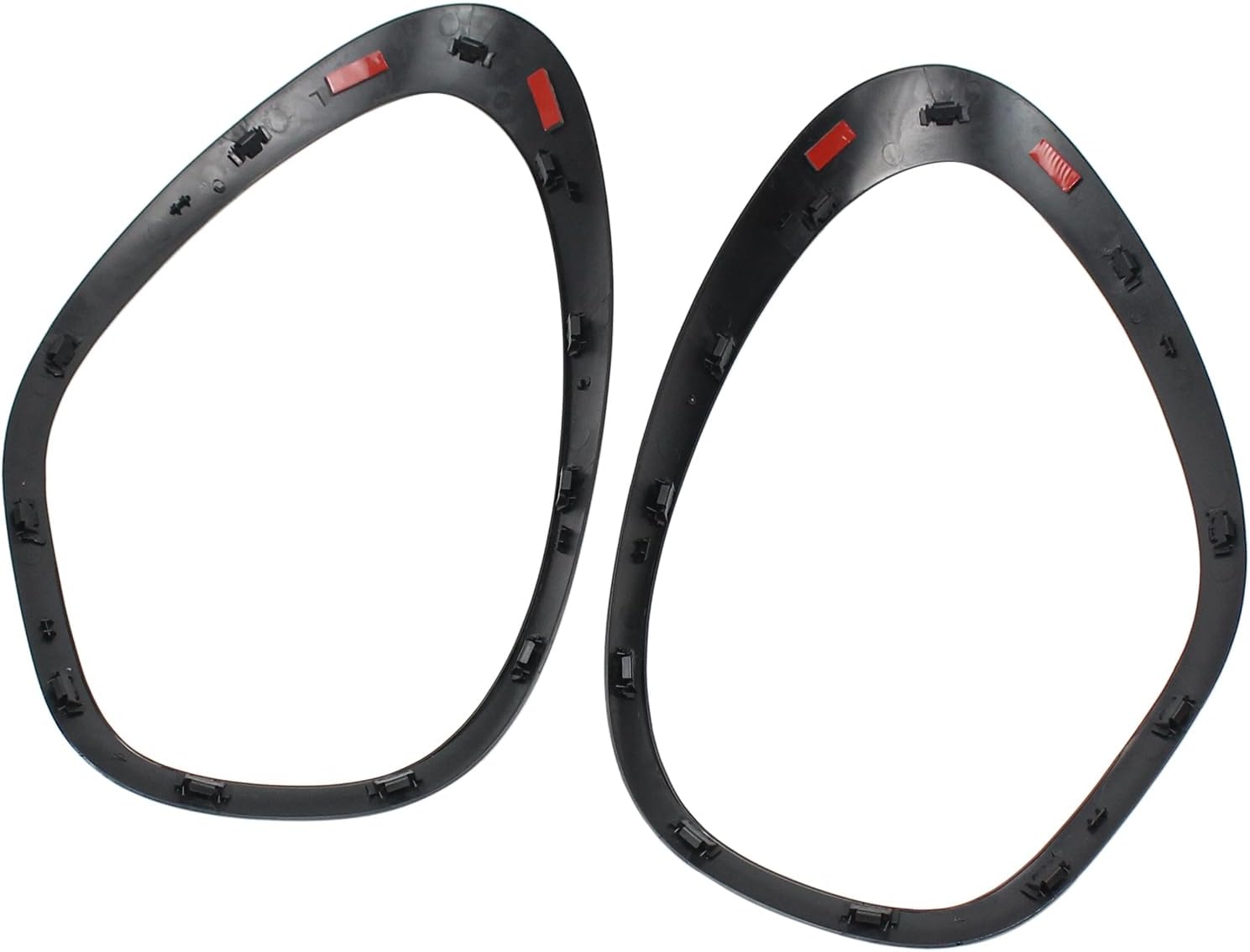 Glossy Black Left and Right Headlight Trim Ring Bezel Frame Cover for Mini R60 Cooper Countryman 2011-2016