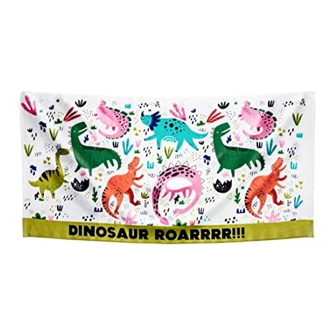 Todd Linens Dino Roar Kids Beach Towel Cover