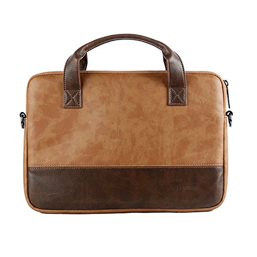 Image of Stuffcool Lush Shoulder Sleeve for Upto MacBook 15 inch Inch / 15.4 inch Inch & Laptop 14 inch - Brown