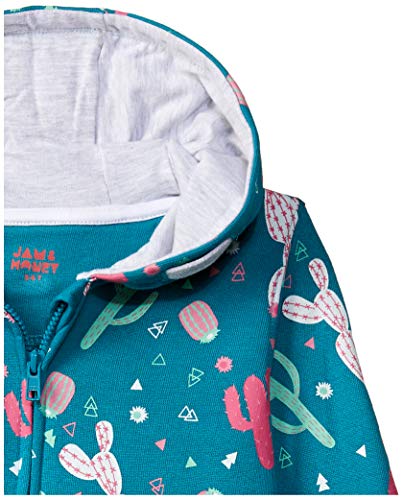 Image of Amazon Brand - Jam & Honey Girl's Cotton Winter Regular Fit Hooded Sweatshirt