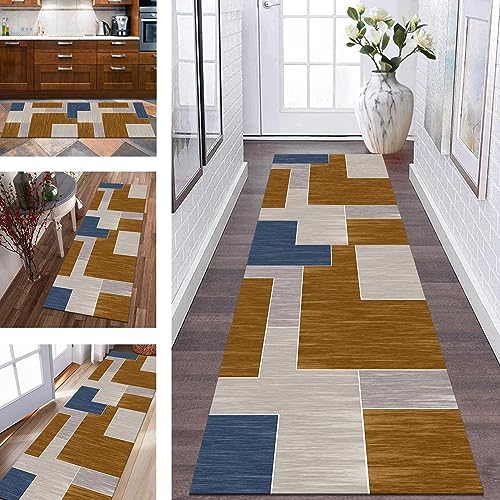 Tapis de couloir durablement accessible en polyester lavable haute durabilité - 2