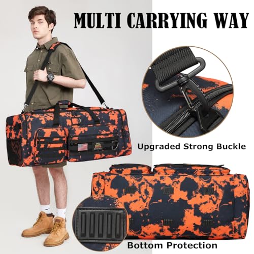 Image of 130L Extra Large Duffle Bag for Men, Heavy Duty Large Duffle Bag for Travel