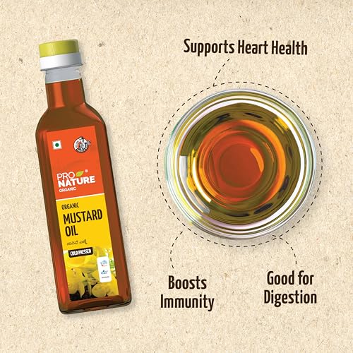 Image of Pro Nature 100% Organic Mustard Oil, 500ml (Pack of 2)