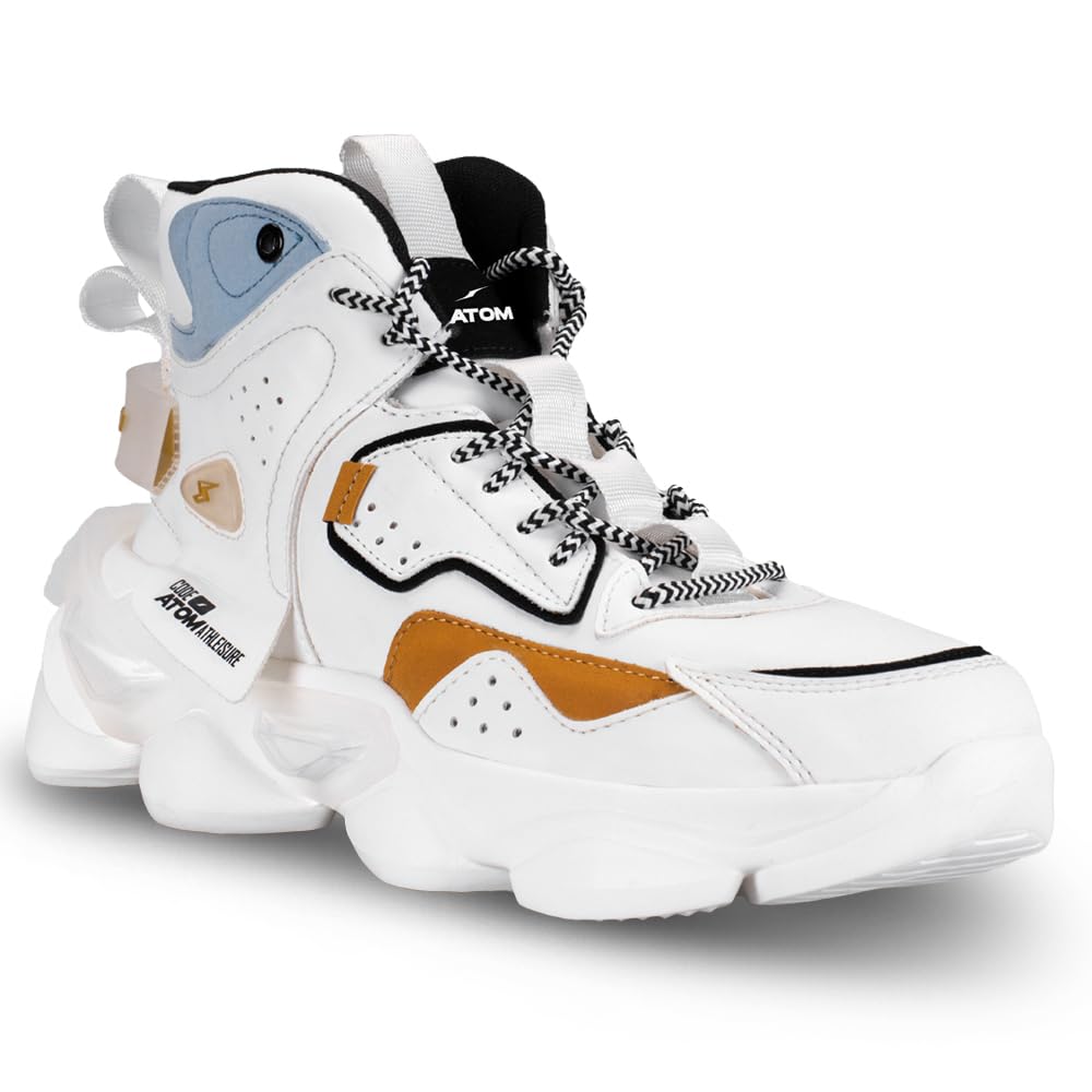 ATOM Mens White Tan Casual Sneaker (B0D8YL4XTR) Amazon Price History, Amazon Price Tracker