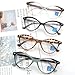 HEEYYOK 4.0 Reading Glasses For Women Small face Cateye Readers for Women Cheaters Reading Glasses Blue Light Blocking Womens Reader