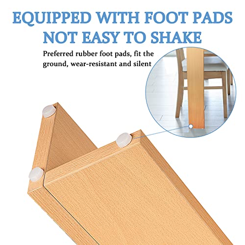 Farmhouse Dining Chair Table Modern Mid-Century Dining Table Wood Dining Room Chair Table For Home Kitchen Dining Room Cafe Market Brown #TOP5