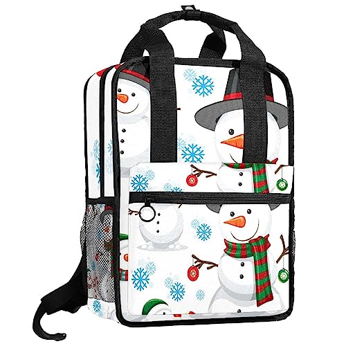 Sacs à dos pour garçons et filles | Cartable d'école bonhomme de neige