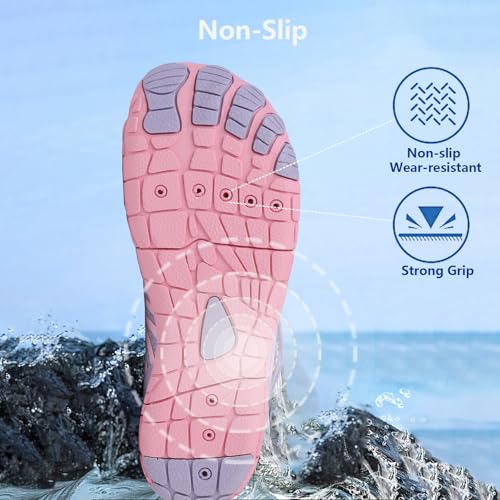Image of Hike Barefoot Shoes Women Men Pro Water Footwear Wide Toe Box Non-Slip Unisex Athletic Outdoor Running Shoes