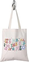 TSOTMO Slp Cosmetic Bag Gift It’s Me,Hi I’m The Slp It’s Me Zipper Pouch Bag With Slp Appreciation Gift (SLP tote), Beige
