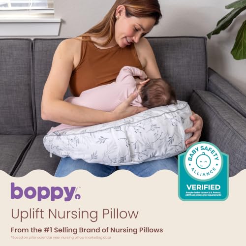 Image of Boppy Uplift Nursing Pillow, Inclined Feeding Support for Reflux Symptoms