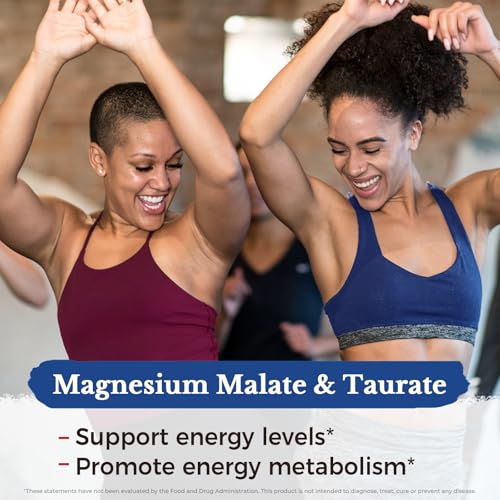 Vitalitown Magnesium Complex Supplement | 300mg Elemental Mag | Magnesium Citrate Glycinate Taurate Malate | Non-GMO, No Gluten, 90 Vegan Magnesio Capsules for Bone Brain Heart - Thumbnail 6