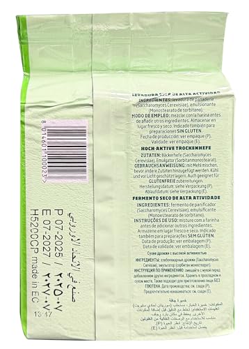 Image of Antimo Caputo Lievito Active Dry Yeast 1.1 LB Pack Large - 17.63 Oz | Made in Italy - Perfect with 00 Flour for Bread, Pizza, & Pastries