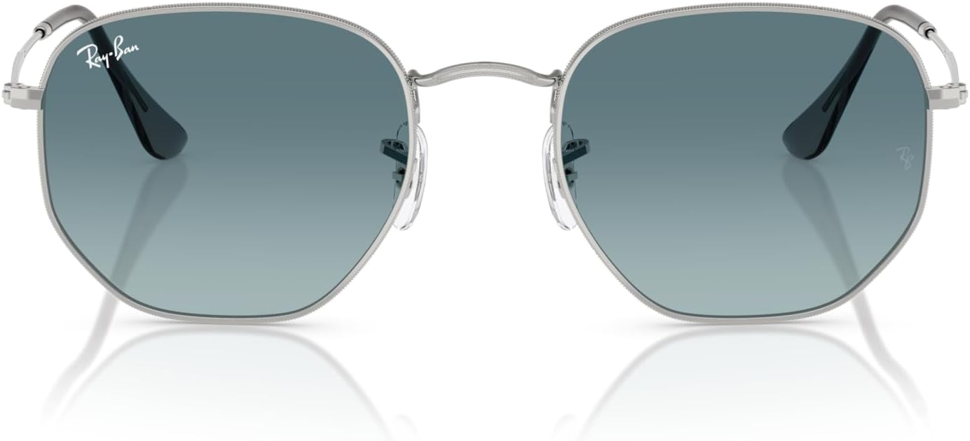 Ray-Ban unisex-adult Rb3548n Hexagonal Flat Lens Hexagonal Sunglasses