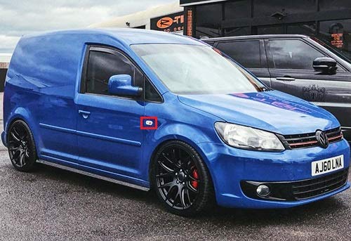 RZG 2x Seitenblinker schwarz LED Blinker für Amarok Bora Caddy Golf III IV Polo Transporter T5 Multivan Up