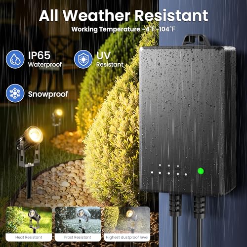 Low Voltage Landscape Spot Lights with 60W Transformer and 65FT Wire 8 Pack - image 8