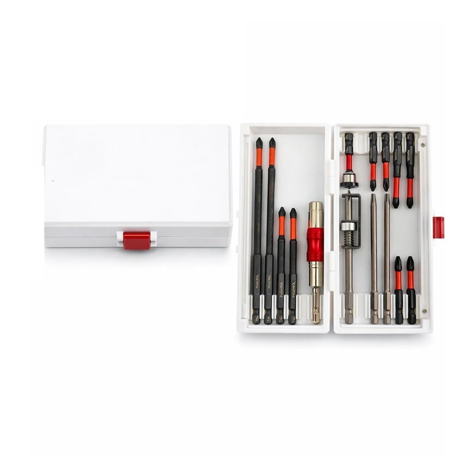 Stal PH2 — 15-częściowy zestaw bitów udarowych S2, akcesoria narzędziowe w wielu rozmiarach Zestaw przedłużek(15pcs With box)