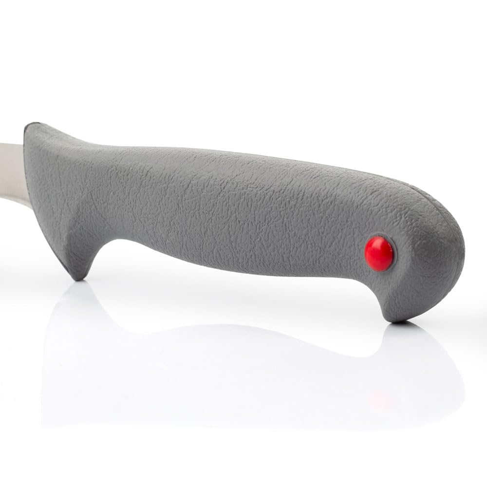 Arcos Serie Colour Prof - Cuchillo Fileteador Flexible - Hoja de Acero Inoxidable NITRUM de 200 mm - Mango de Polipropileno recubierto de Elastómero Color gris