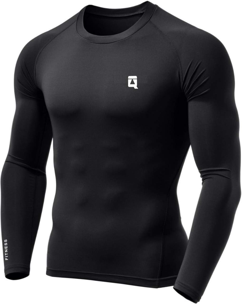 Polyester Compression Swimming T Shirt Slim Fit Shirt Full Sleevs for Men