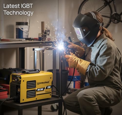 Image of Tomahawk ARC-2001 200A Inverter ARC Welding Machine | Portable 2.9kg | 60% Duty Cycle | 72V Open Circuit | Runs up to 4.0mm Rod | Single Phase 230V | IGBT Hot Start & Anti-Stick | Complete Kit