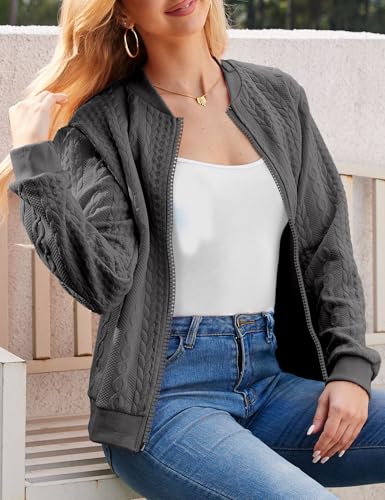 Image of Zip Up Sweatshirts for Women Casual Outfits Cardigan Outerwear Trendy Winter Jackets Coat