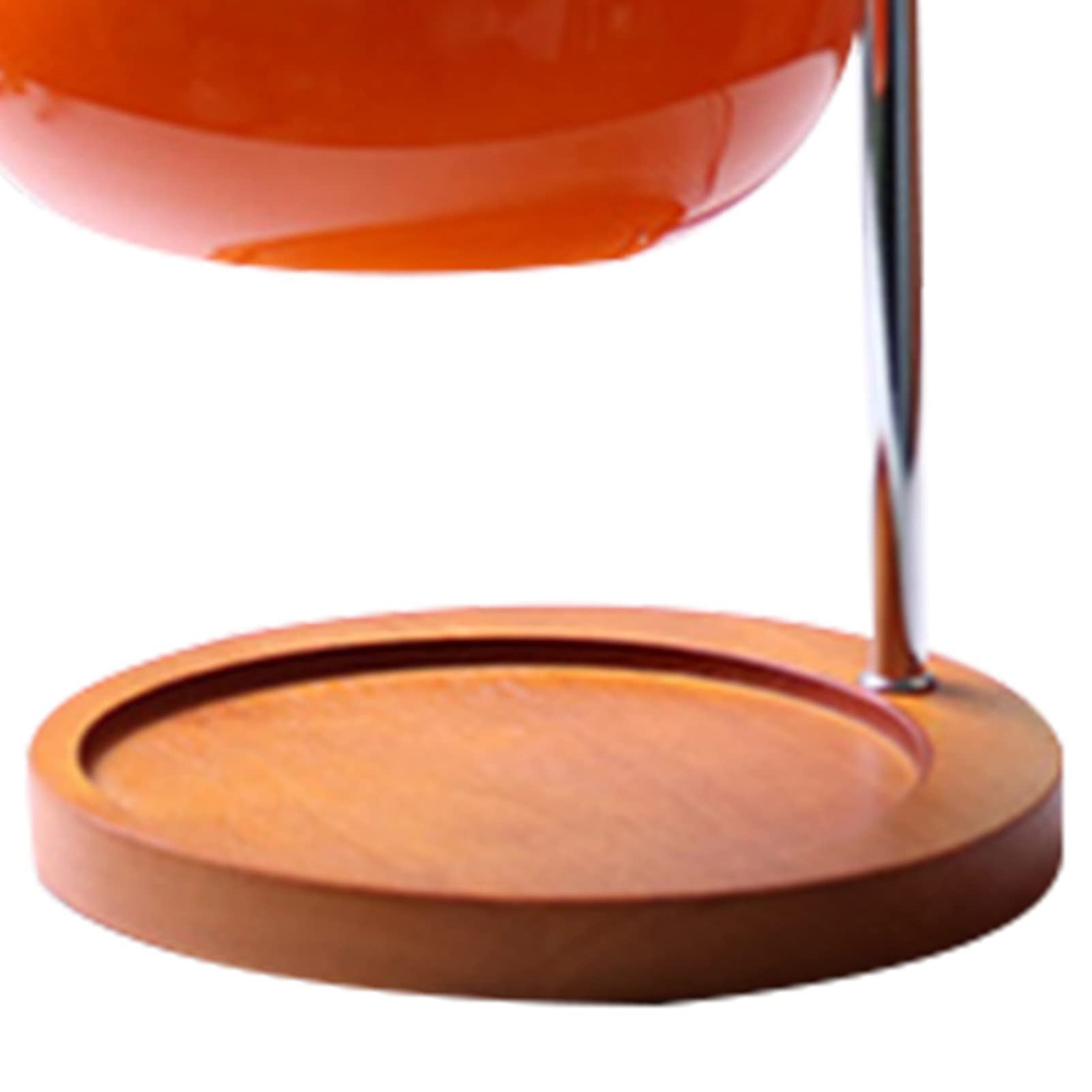 Tnfeeon Aromakerzen-Schmelzlampe, Dimmbare Holz-Metall-Glas-Einstellbare Kerzenwärmer-Lampe für Schlafzimmer (Dimmschalter)