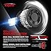 KATANA 9007 LED Headlight Bulbs,CREE Chips 6500K Extremely Bright Conversion Kit,360 Degree Adjustable Beam Angle Design Halogen Replacement Low Fog Light