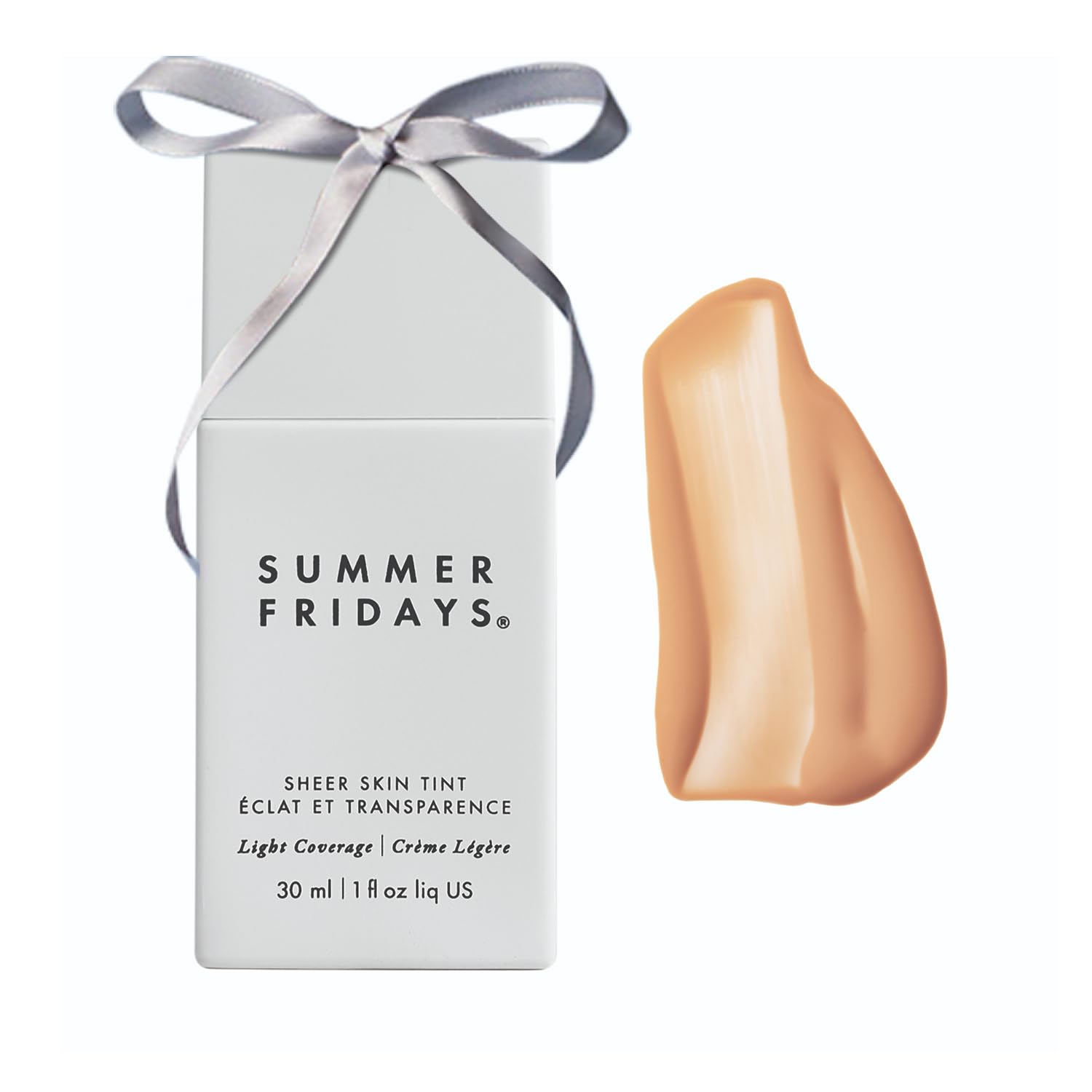 Sheer Skin Tint - Tinted Moisturizer with Hyaluronic Acid - Helps Diminish Uneven Skin Tone - Sheer to Light Coverage - Shade 2.5 - Light with Cool Peach Undertones (1 Fl Oz)