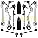 Kit bracci di sospensione anteriore compatibile per BMW 3 E90 E91 E92 E93 composto da 10 ricambi auto