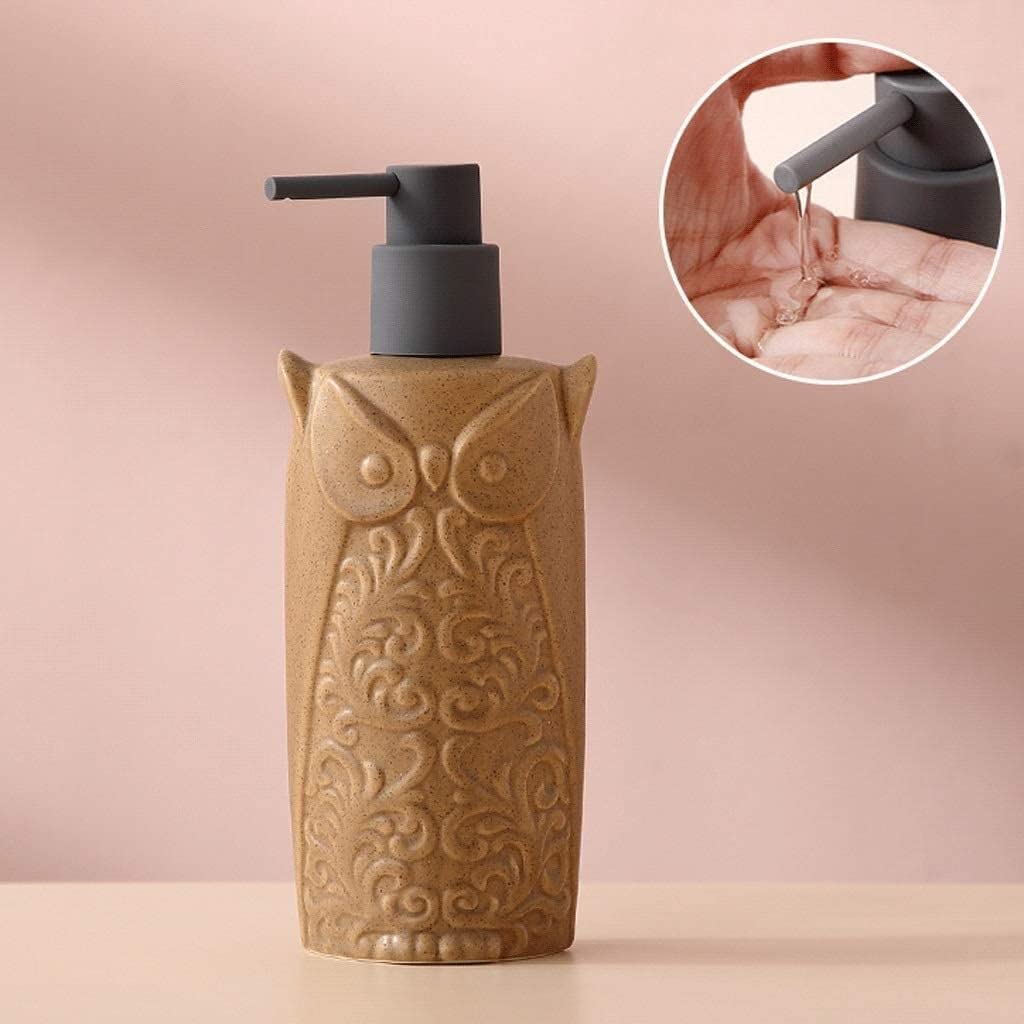 Z matową ceramiką Urocza sowa 840 ml / 28,4 uncji Prysznic o dużej pojemności do kuchni Premium(E)