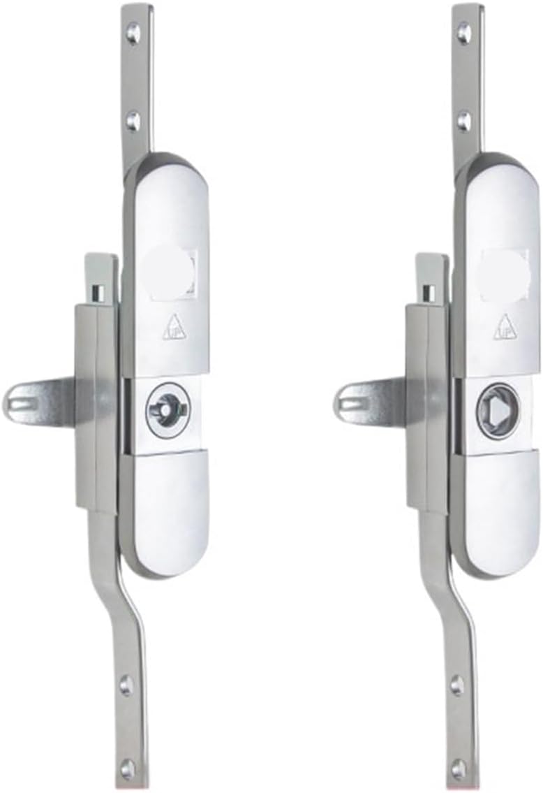 Connecting Rod Lock MS103D Electrical Appliance Chassis Cabinet Door Control 1Pcs(MS103D-2-1sandChrome)