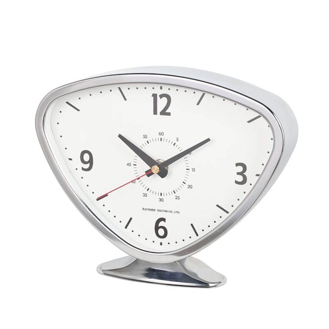 Amazon.com: ダルトン(Dulton) Dalton K925-1257CR Lined Clock, Chrome