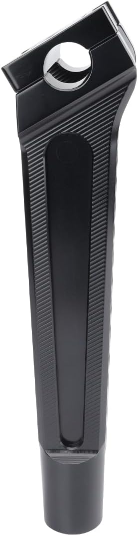 Motorcycle Handlebar Risers for H-D 1” Handlebar, Aluminium Pullback Challenger Risers with One Piece Top Clamp, Compatible with Hayley Sportster, Dyna, Softail (10 inch)