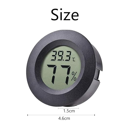 10-Pack Mini Termómetro Higrómetro Digital LCD miniatura 6