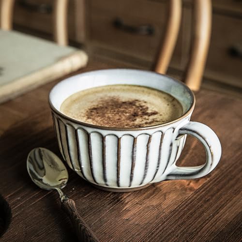 IGTOPS Grande tasse à café en céramique, 700 ml, Jumbo, Blanc