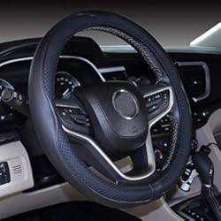 Funda Volante 44 46 Mayco Bell 2019 Nueva Funda de Volante pequeña de Microfibra Negra para Prius Civic 35-36.25 cm