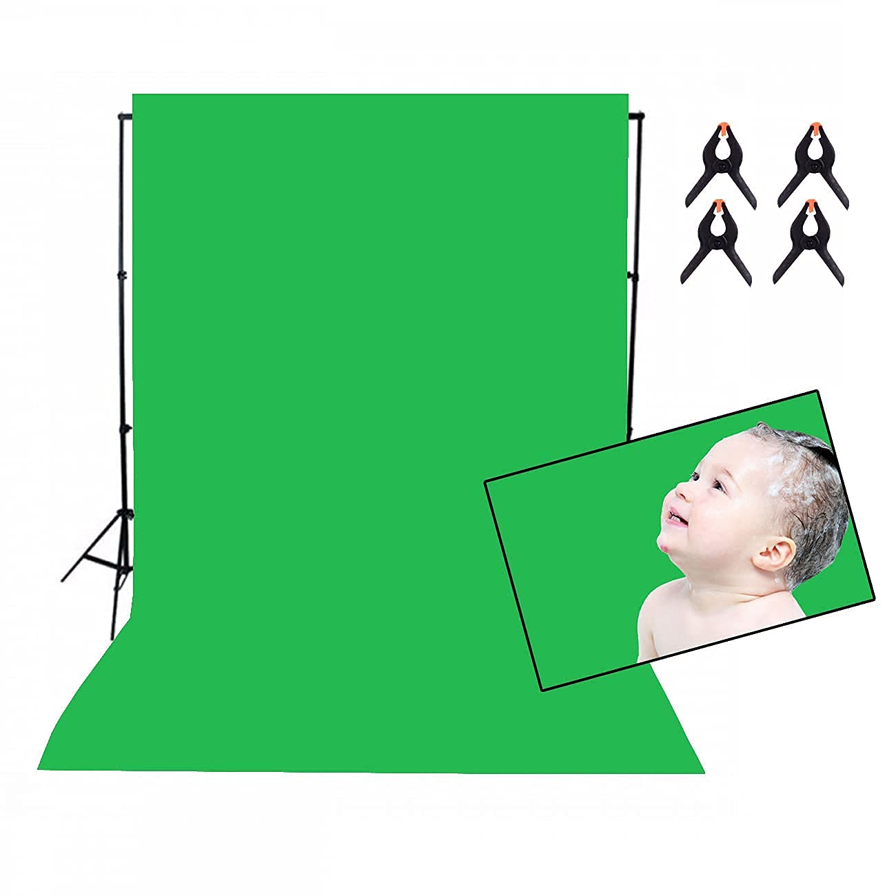 Buy 6.5 x 10FT Green Backdrop, Photography, Photo Studio Backdrop