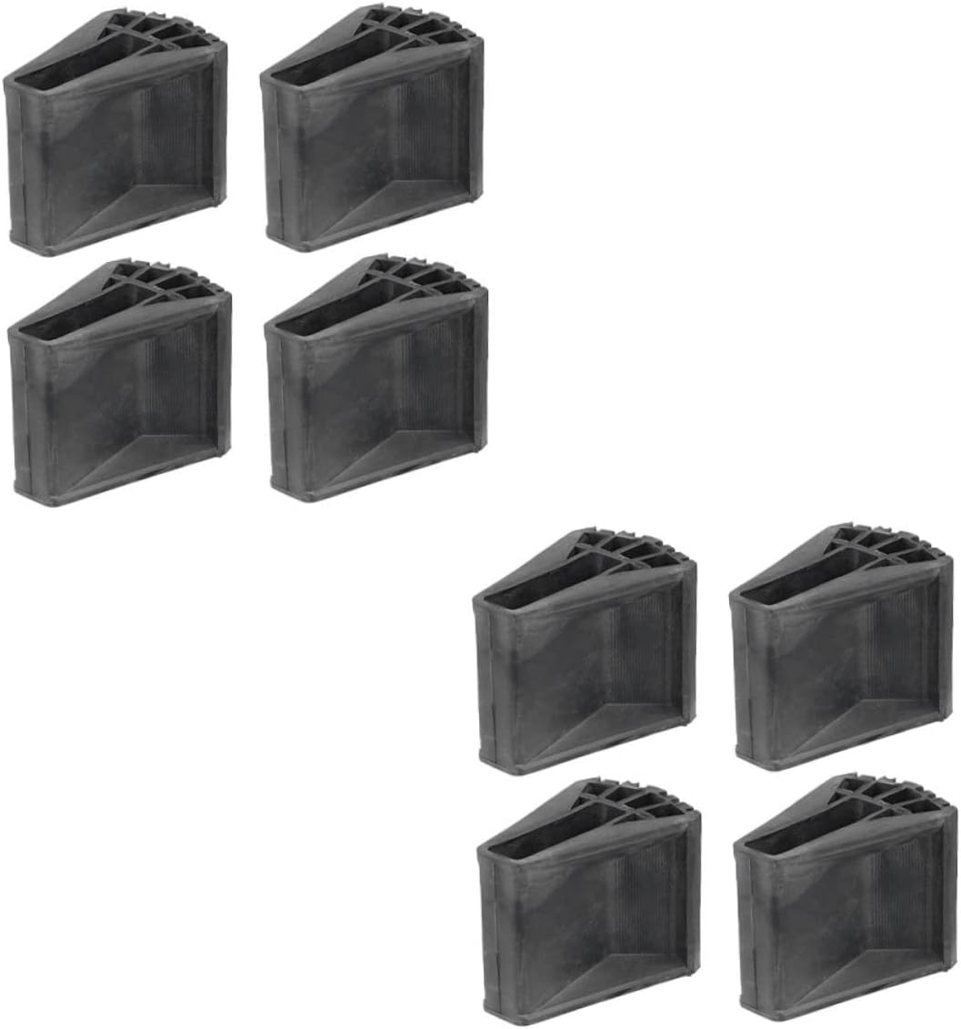 jojofuny 8pcs Non- Ladder Feet Covers Pads for Enhanced Stability and Floor Versatile Foot Covers for Home Office and Outdoor Use