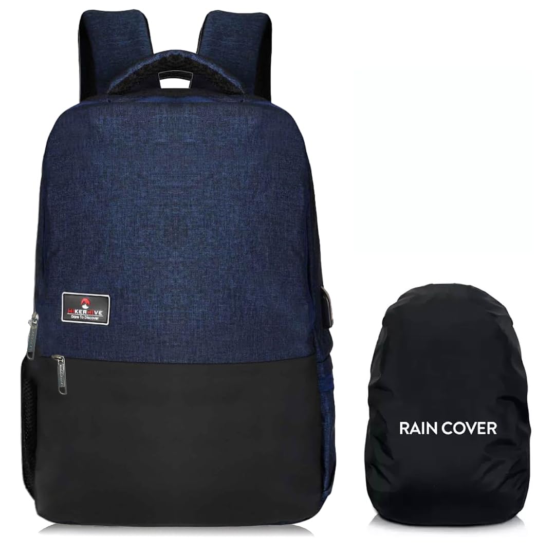 HIKERHIVE Empyre 27L Unisex Minimalist Backpack – Trendy, Lightweight, Rain Cover, Water-Resistant College, Office, Travel Bag for Boys, Girls & Adults (B0D3LQ558T) Amazon Price History, Amazon Price Tracker